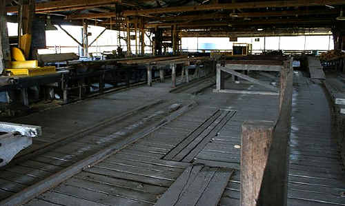 Inside the Elgin Vale sawmill, west of Gympie. Its listing was announced yesterday by Queensland Heritage Council chairman David Eades. Inside the Elgin Vale sawmill, west of Gympie. Its listing was announced yesterday by Queensland Heritage Council chairman David Eades.